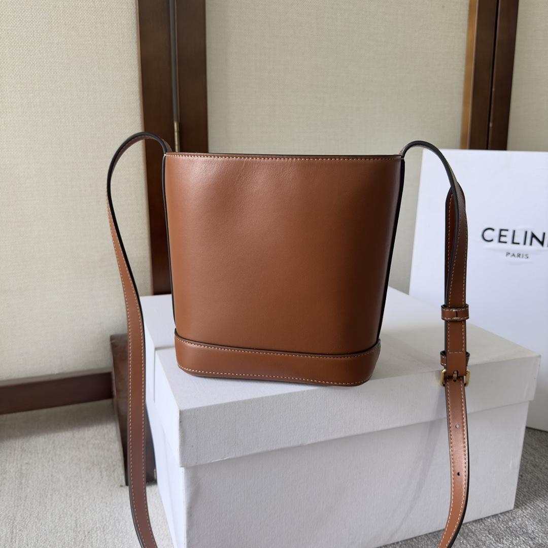 Celine Mini Bucket Cuir Triomphe In Smooth Calfskin  - EUR FASHION