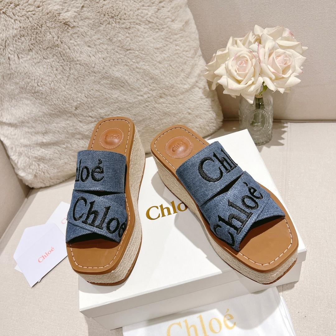 Chloe Woody Wedge Espadrille - EUR FASHION