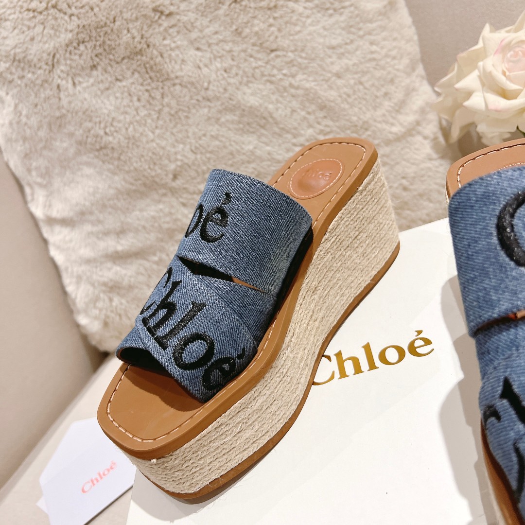 Chloe Woody Wedge Espadrille - EUR FASHION