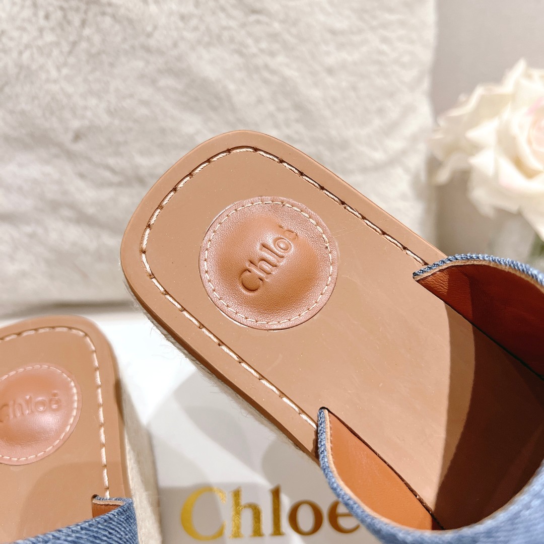 Chloe Woody Wedge Espadrille - EUR FASHION