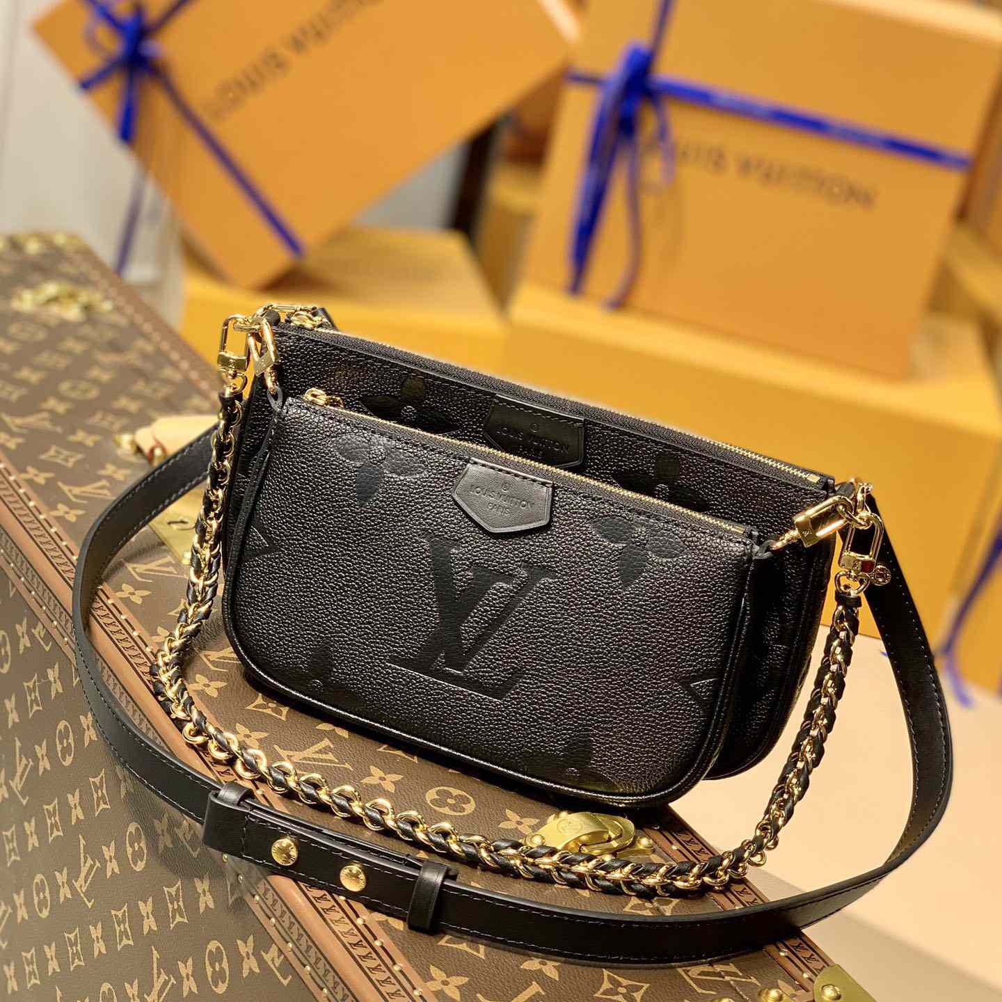 Louis Vuitton Multi Pochette Accessoires   (24 x 13.5 x 4cm) M57631 - EUR FASHION