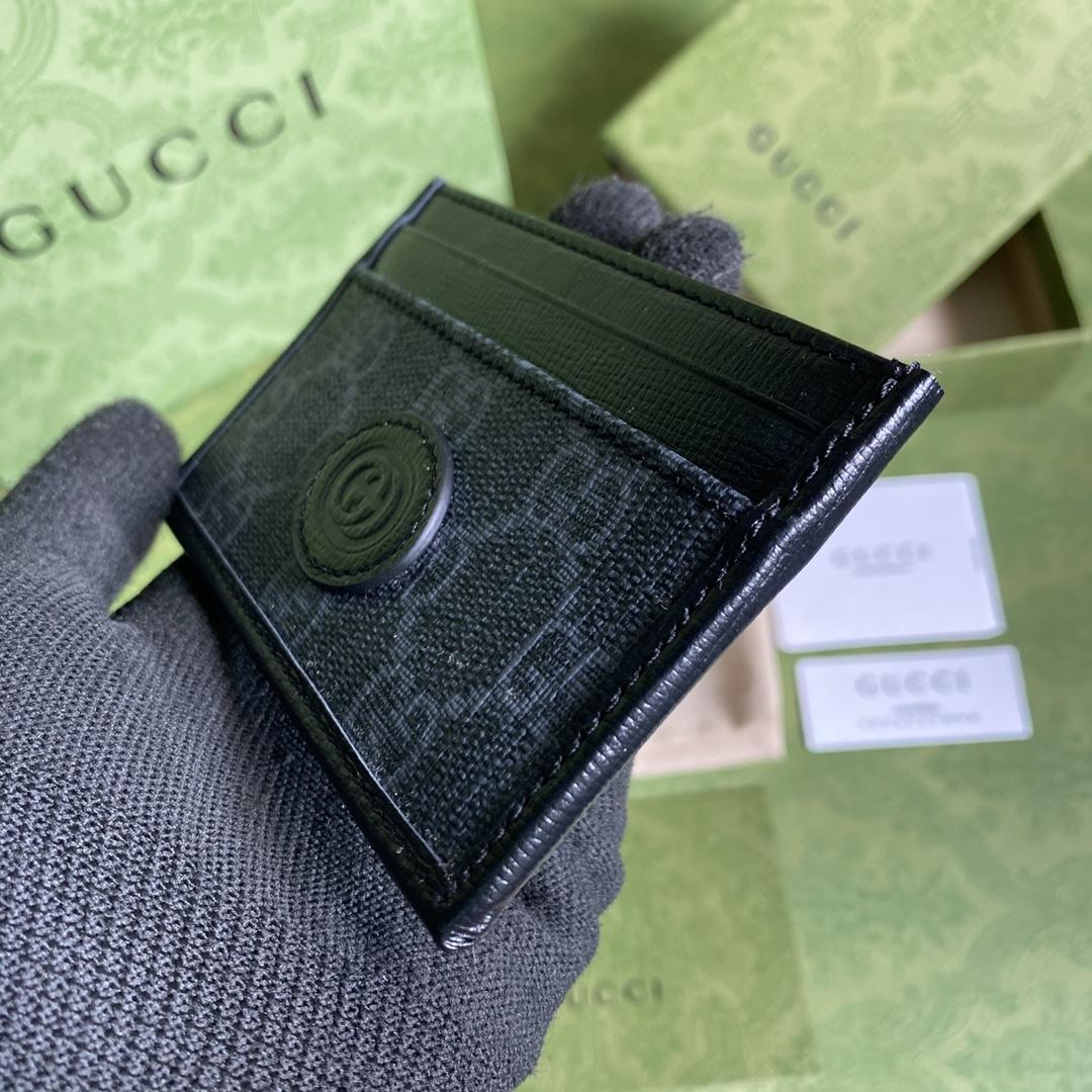 Gucci Card Case With Interlocking G (10*7cm) - EUR FASHION