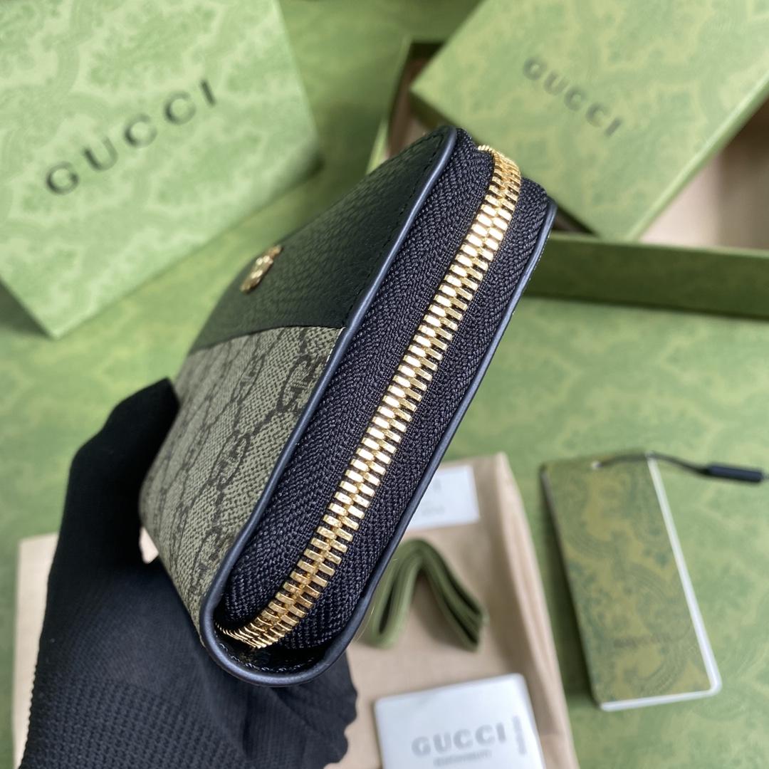 Gucci GG Marmont Zip Around Wallet(19-10-3.5cm)    - EUR FASHION