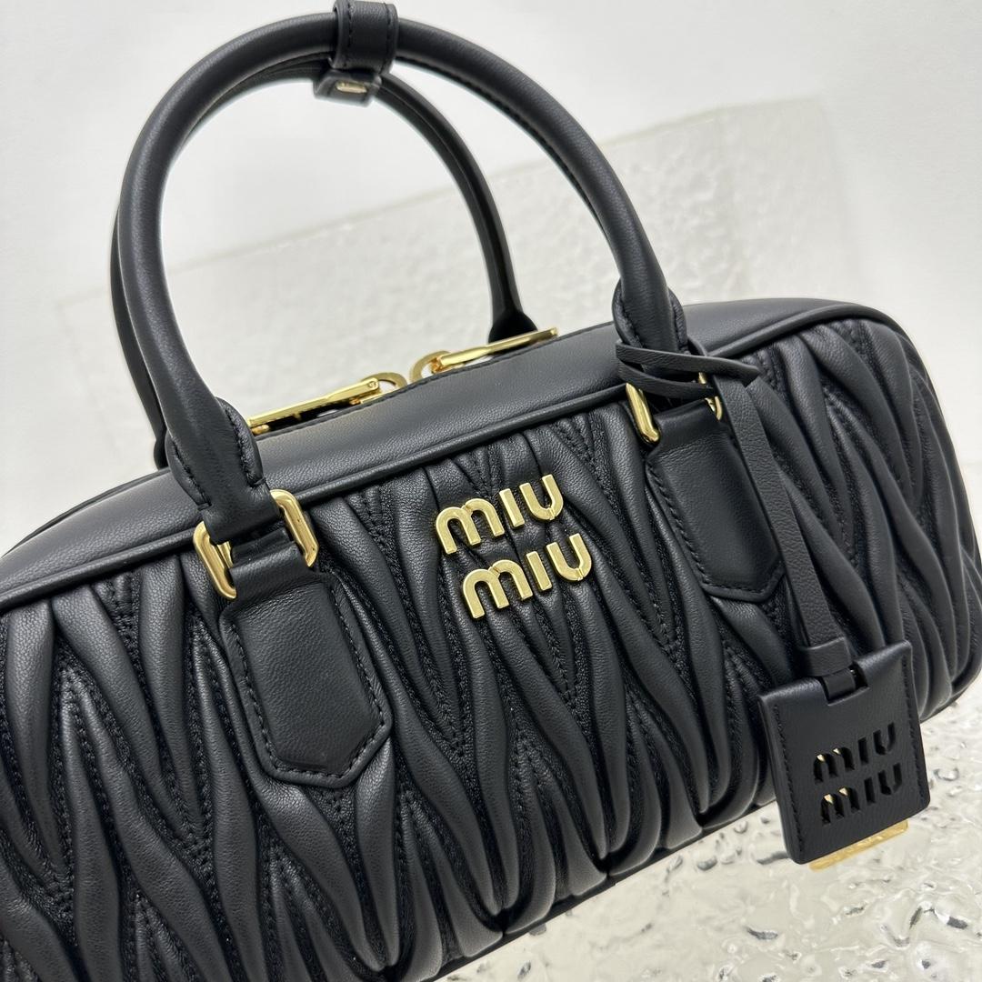 Miu Miu Arcadie Matelassé Nappa Leather Bag - EUR FASHION