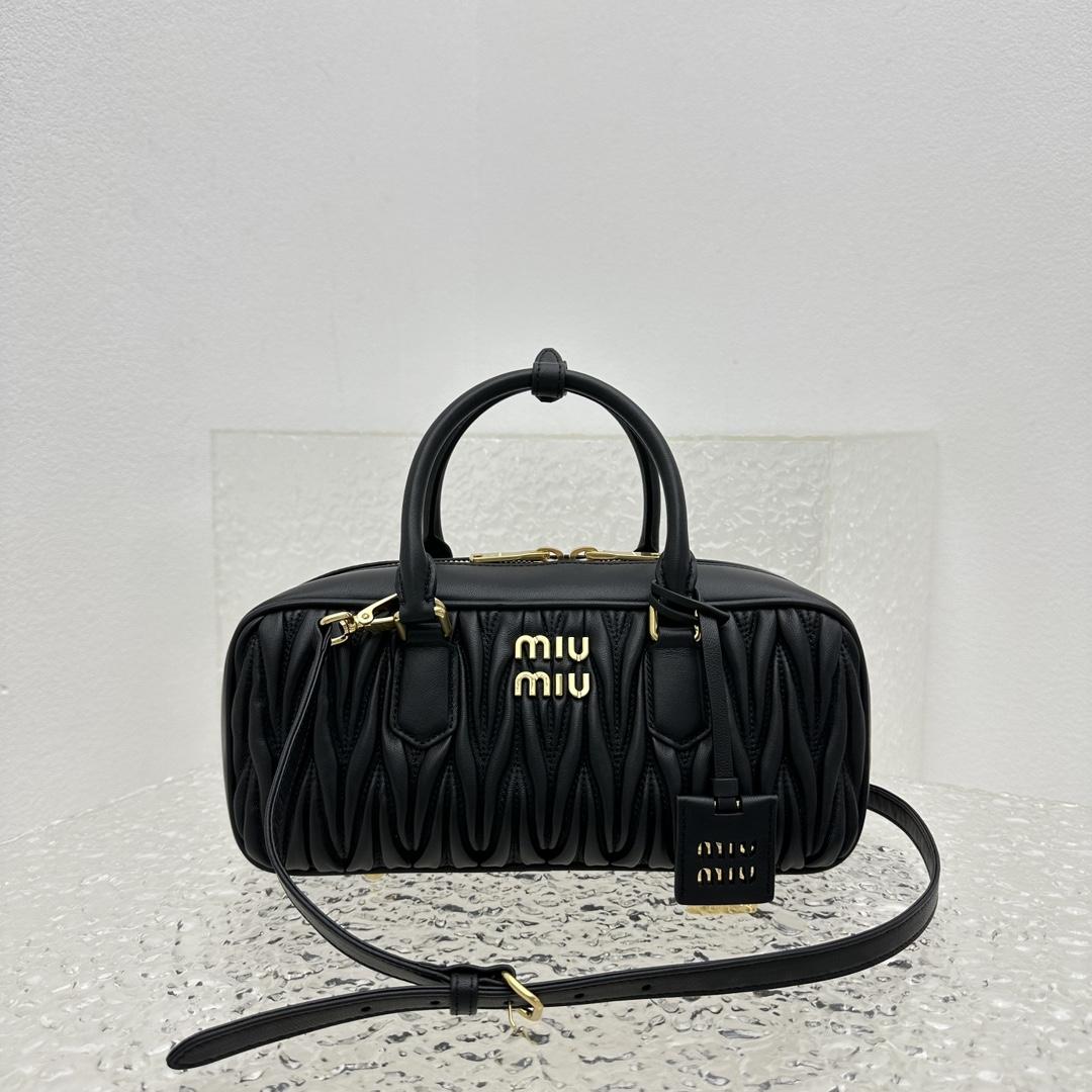 Miu Miu Arcadie Matelassé Nappa Leather Bag - EUR FASHION