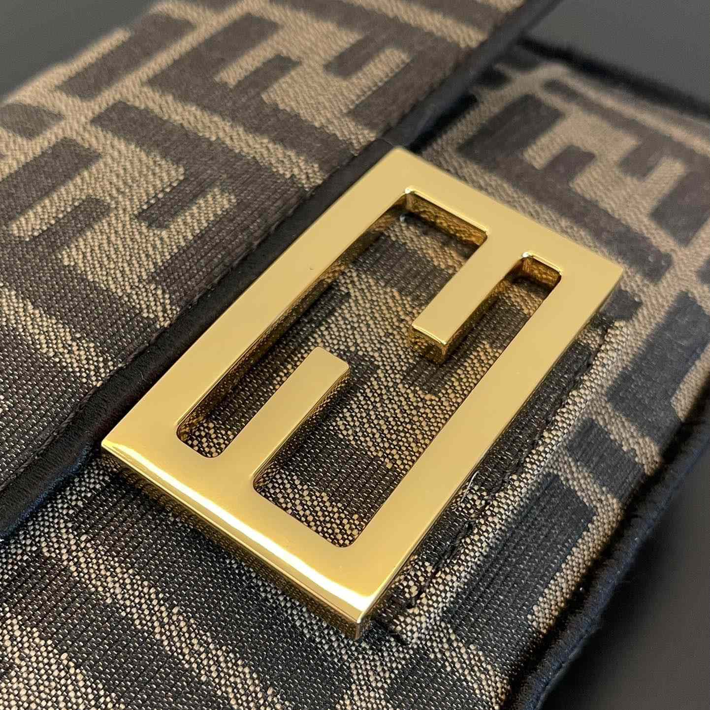 Fendi Baguette Mini Jacquard FF Fabric Bag - EUR FASHION