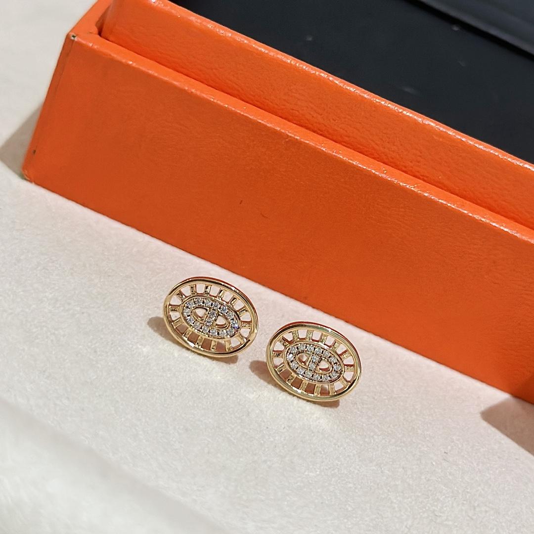 Hermes Chaine D'ancre Divine Stud Earrings - EUR FASHION