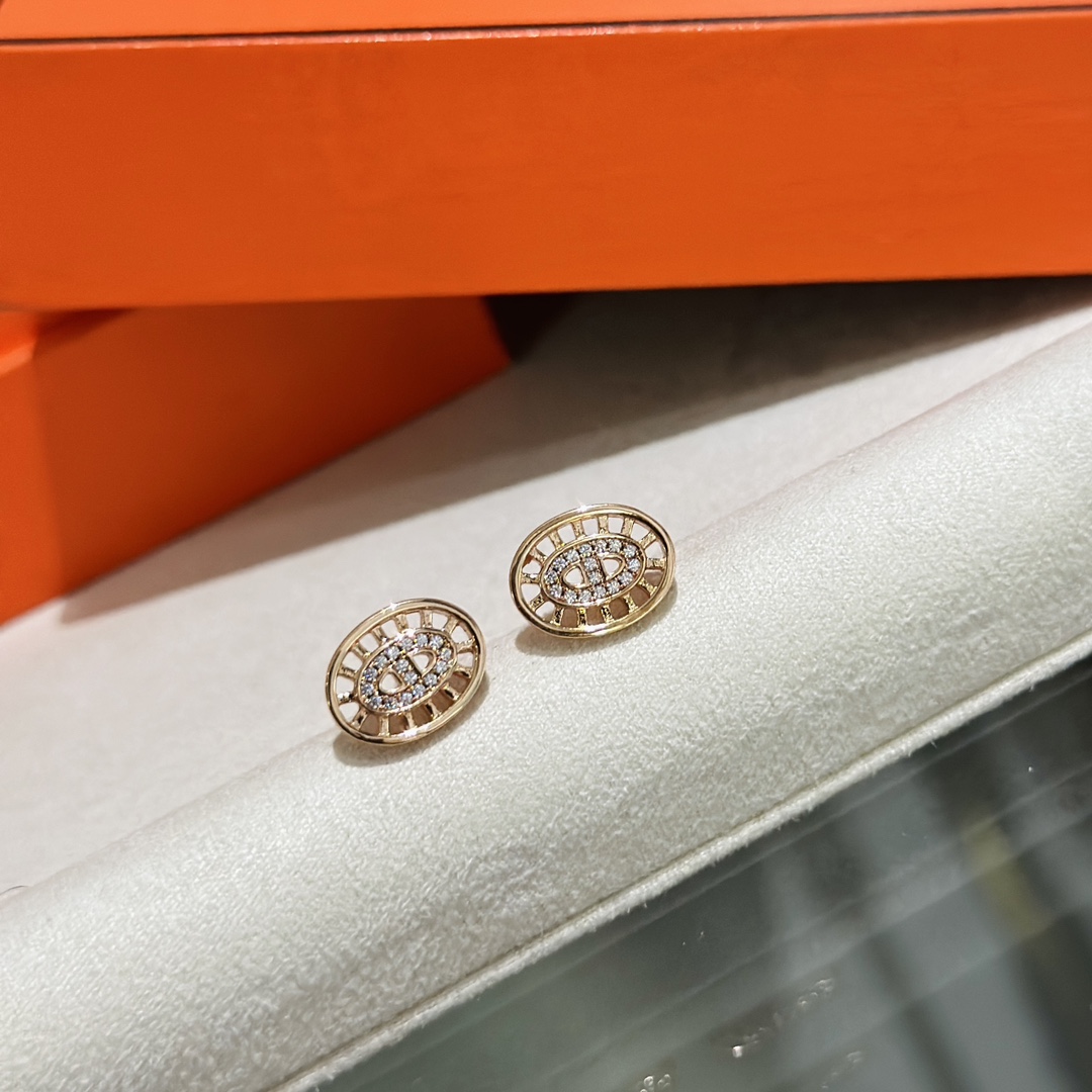 Hermes Chaine D'ancre Divine Stud Earrings - EUR FASHION