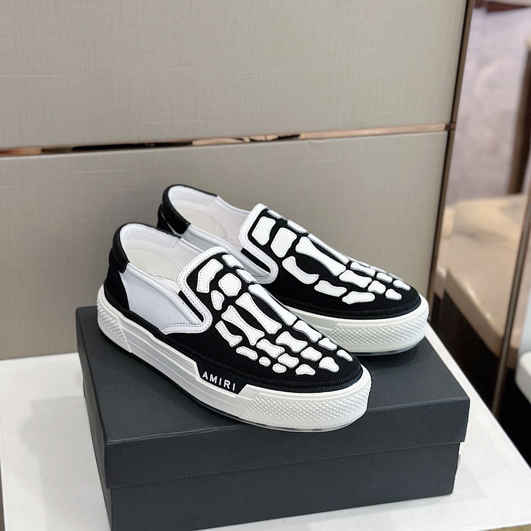 Amiri Skel Top Slip-on Sneakers - EUR FASHION