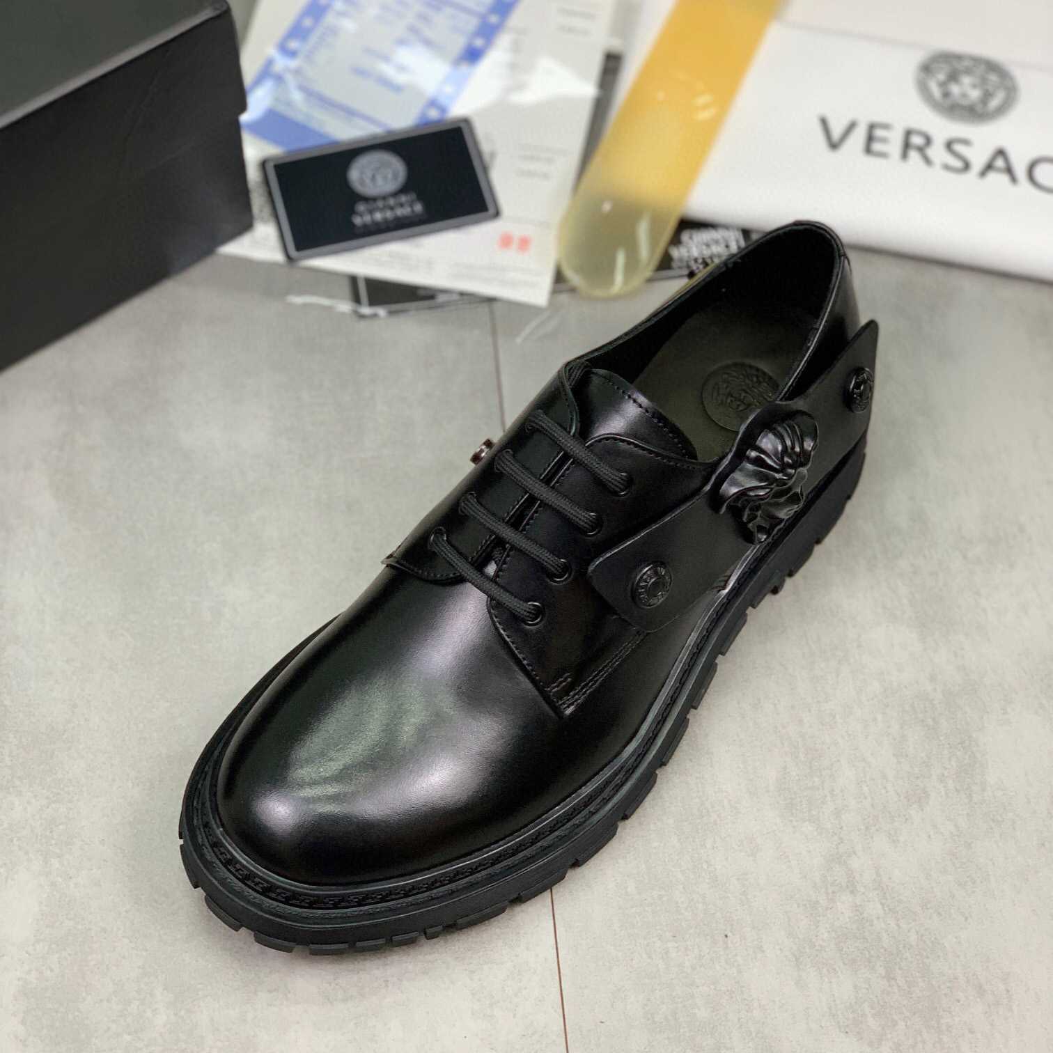 Versace Medusa Head-motif Derby Shoes - EUR FASHION