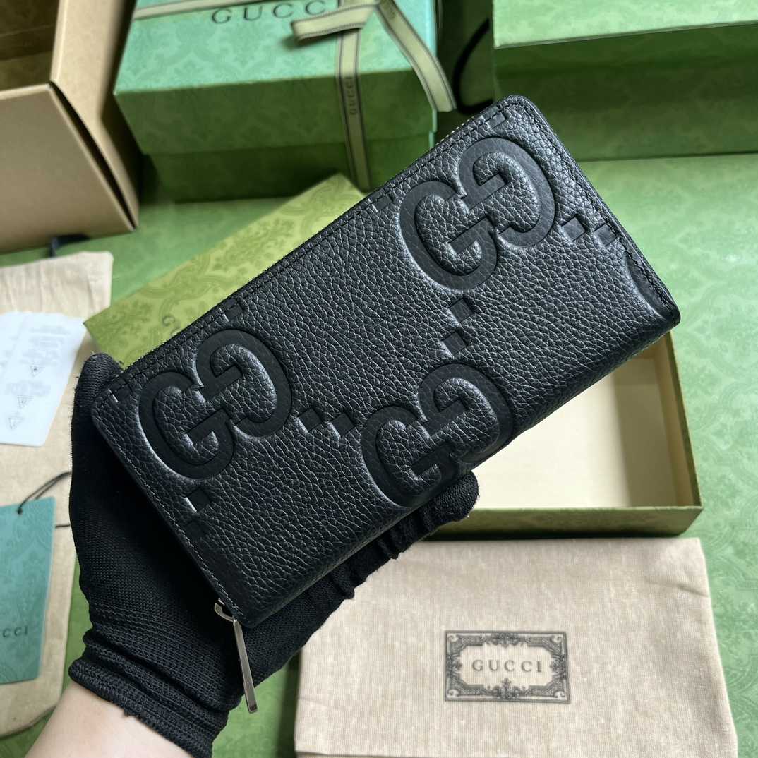 Gucci Jumbo GG Zip Around Wallet(19-10.5-2.5cm) - EUR FASHION