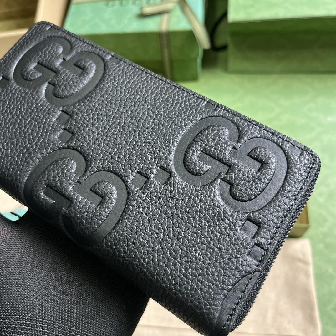 Gucci Jumbo GG Zip Around Wallet(19-10.5-2.5cm) - EUR FASHION