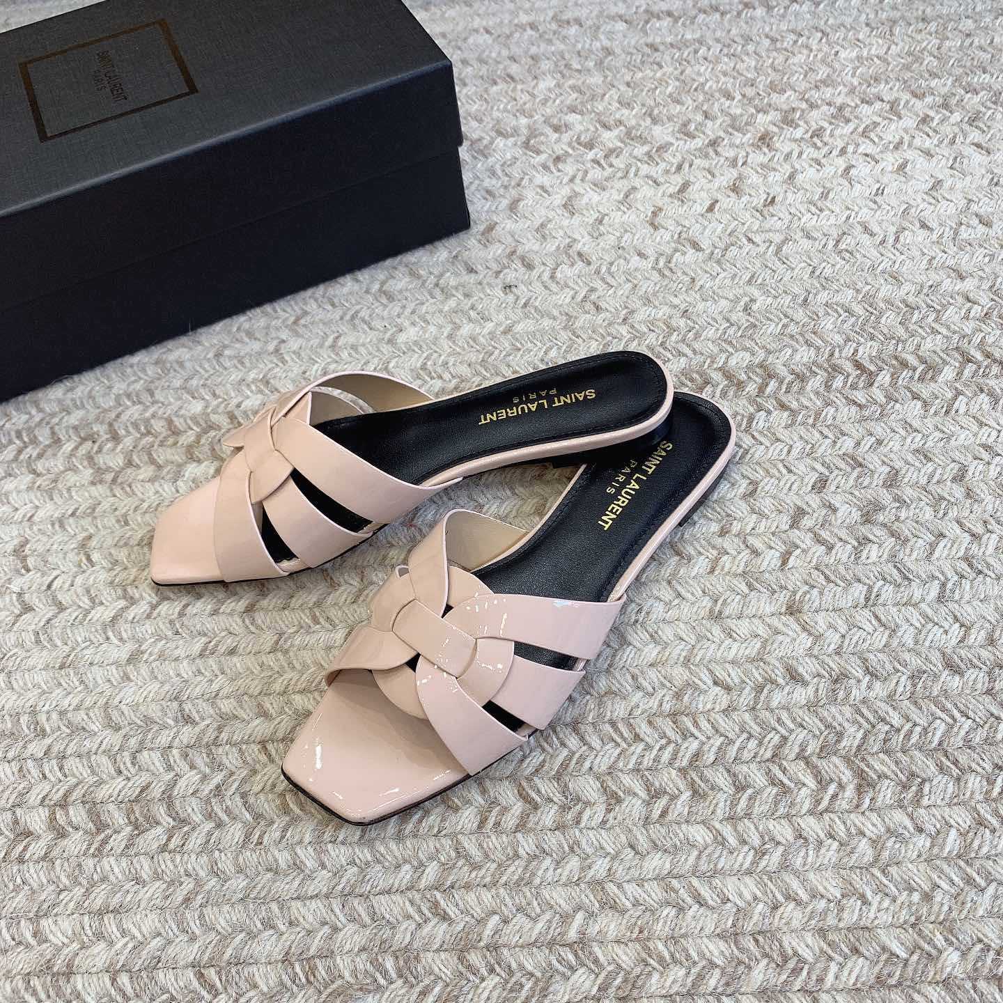 Saint Laurent Tribute Flat Sandals - EUR FASHION