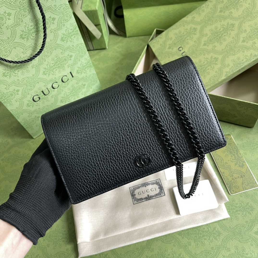 Gucci GGG Marmont Chain Wallet - EUR FASHION