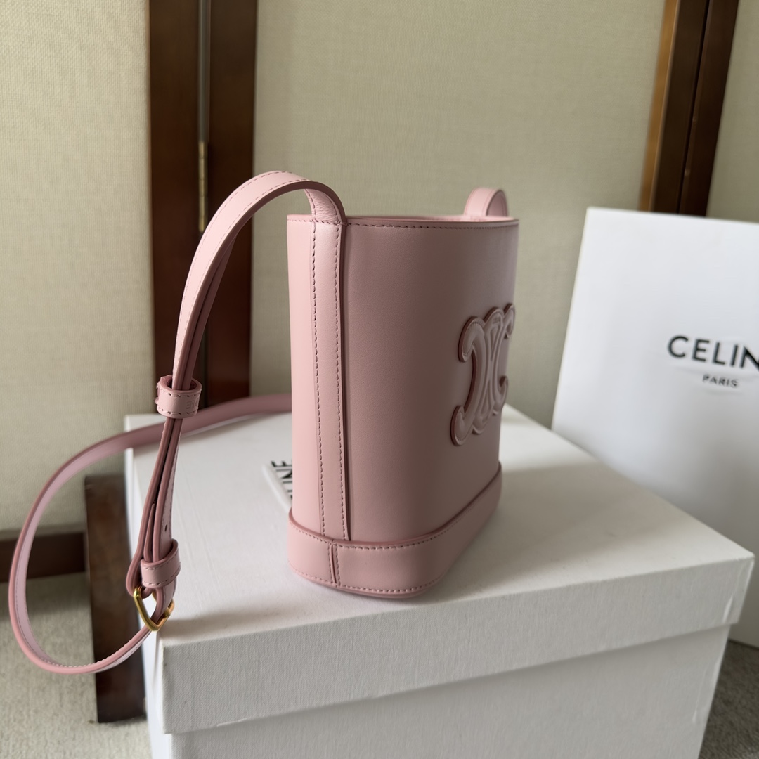 Celine Mini Bucket Cuir Triomphe In Smooth Calfskin  - EUR FASHION