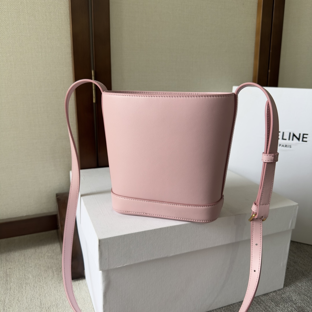 Celine Mini Bucket Cuir Triomphe In Smooth Calfskin  - EUR FASHION