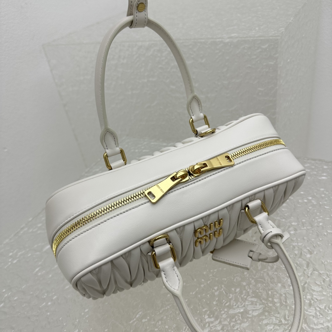 Miu Miu Arcadie Matelassé Nappa Leather Bag - EUR FASHION