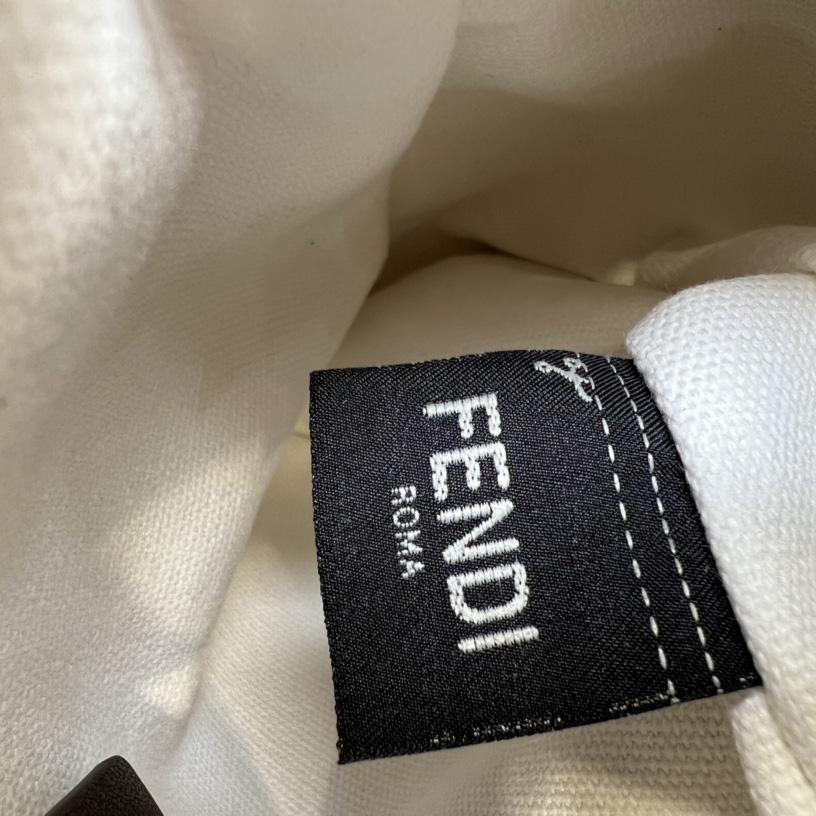 Fendi Mon Tresor White Canvas FF Mini Bag - EUR FASHION