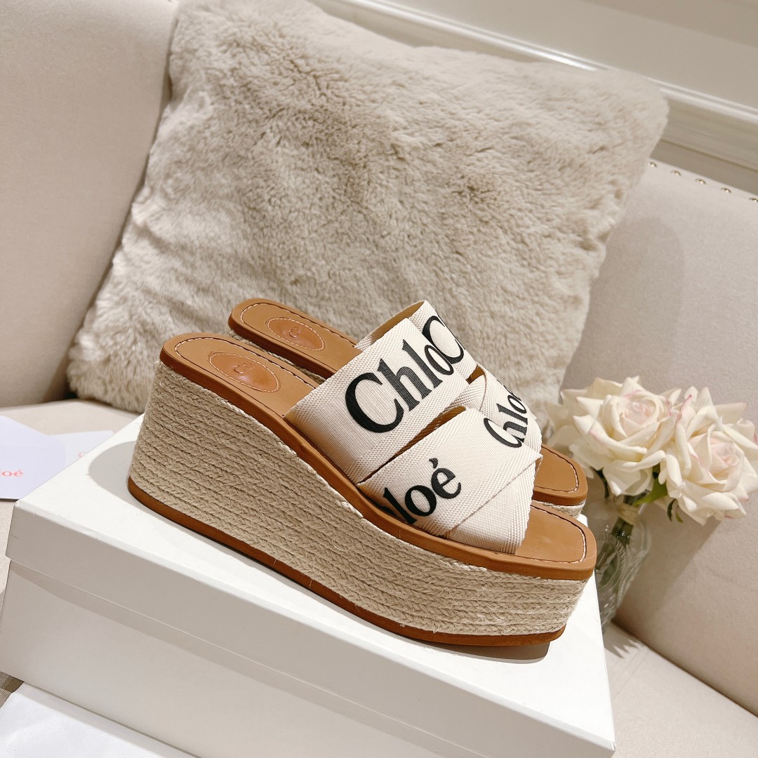 Chloe Woody Wedge Espadrille - EUR FASHION