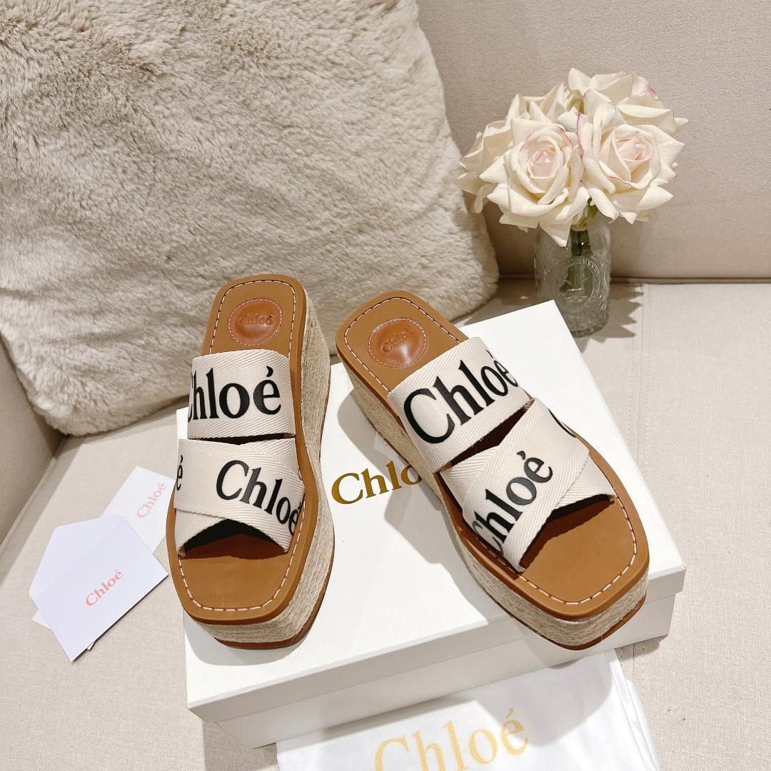 Chloe Woody Wedge Espadrille - EUR FASHION