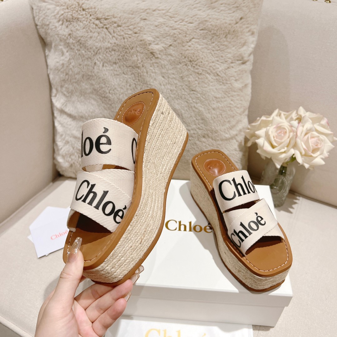 Chloe Woody Wedge Espadrille - EUR FASHION