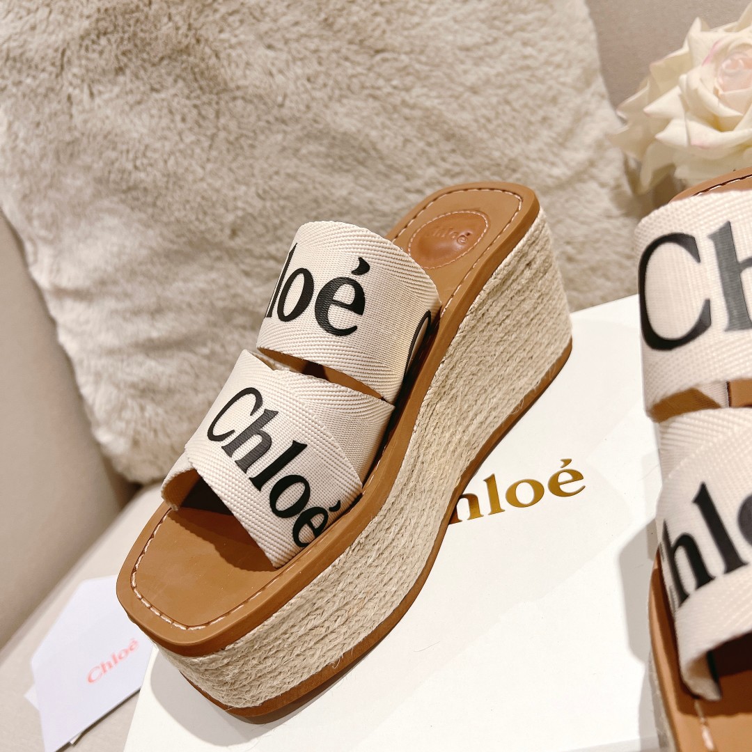 Chloe Woody Wedge Espadrille - EUR FASHION