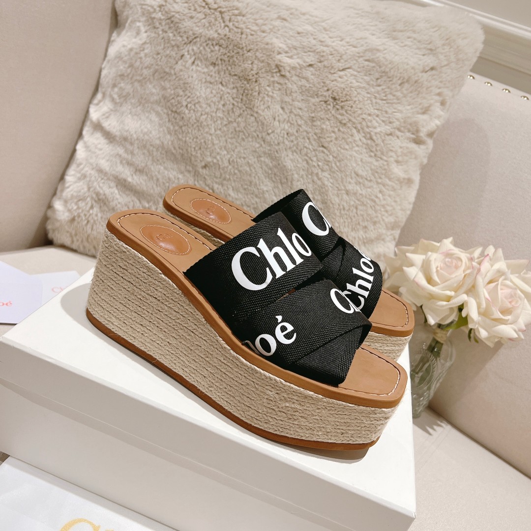 Chloe Woody Wedge Espadrille - EUR FASHION