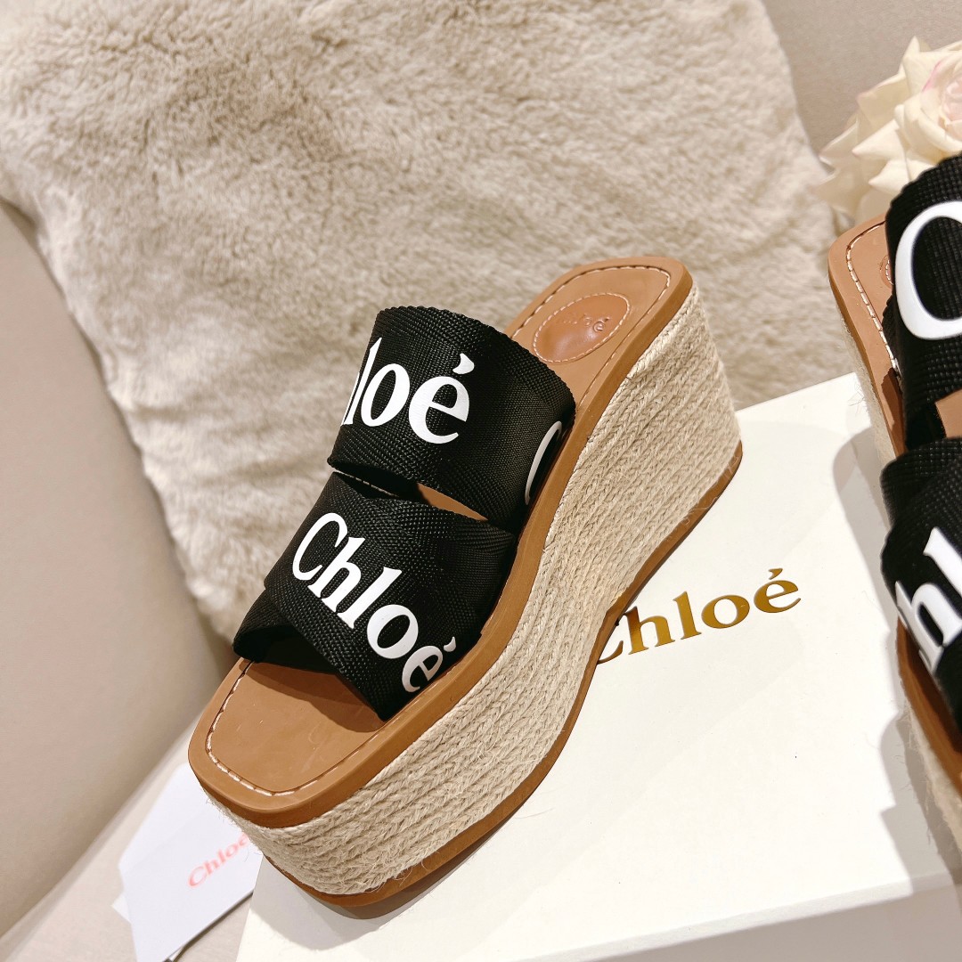 Chloe Woody Wedge Espadrille - EUR FASHION