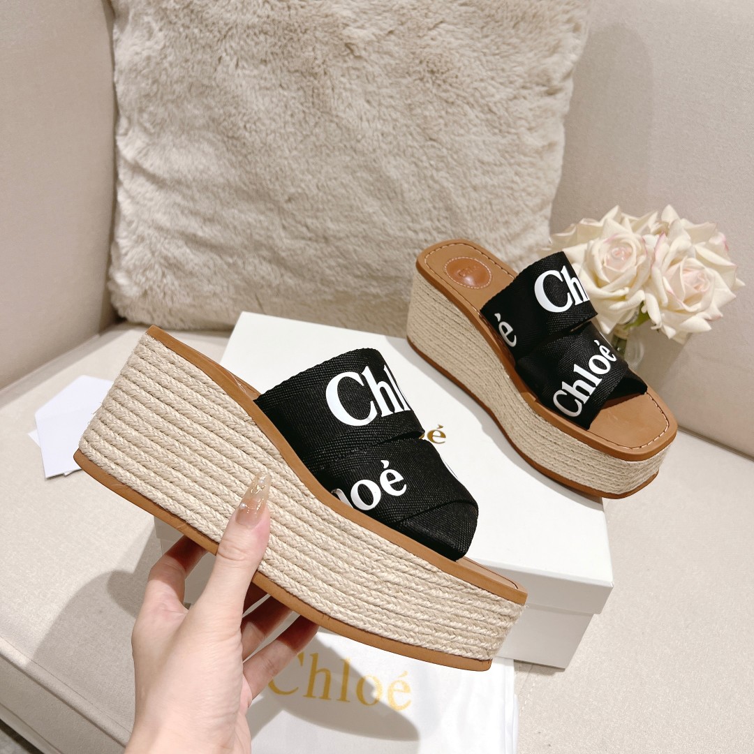 Chloe Woody Wedge Espadrille - EUR FASHION