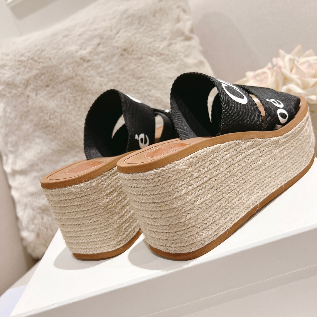 Chloe Woody Wedge Espadrille - EUR FASHION