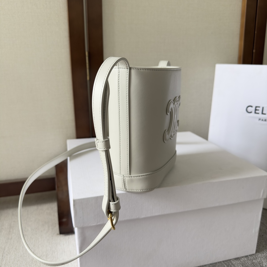 Celine Mini Bucket Cuir Triomphe In Smooth Calfskin  - EUR FASHION