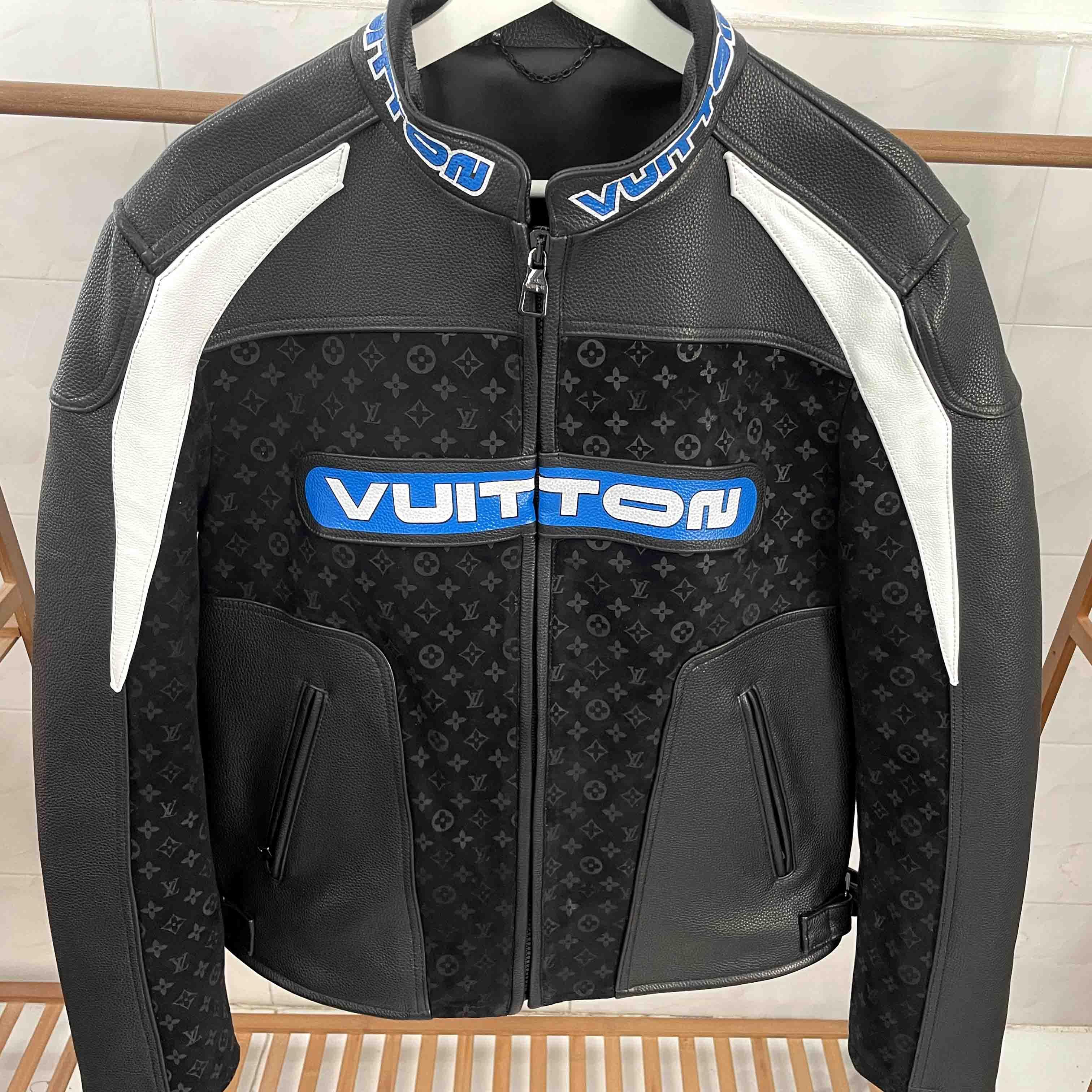 Louis Vuitton Leather Mix Biker - EUR FASHION