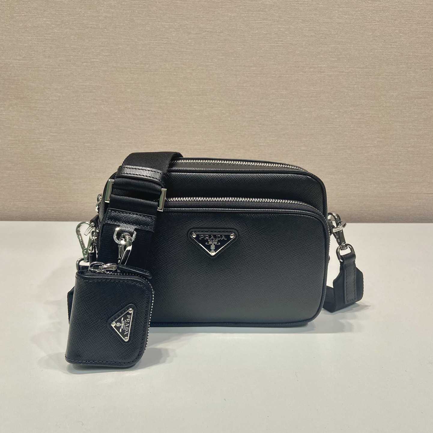 Prada Saffiano Leather Shoulder Bag - EUR FASHION