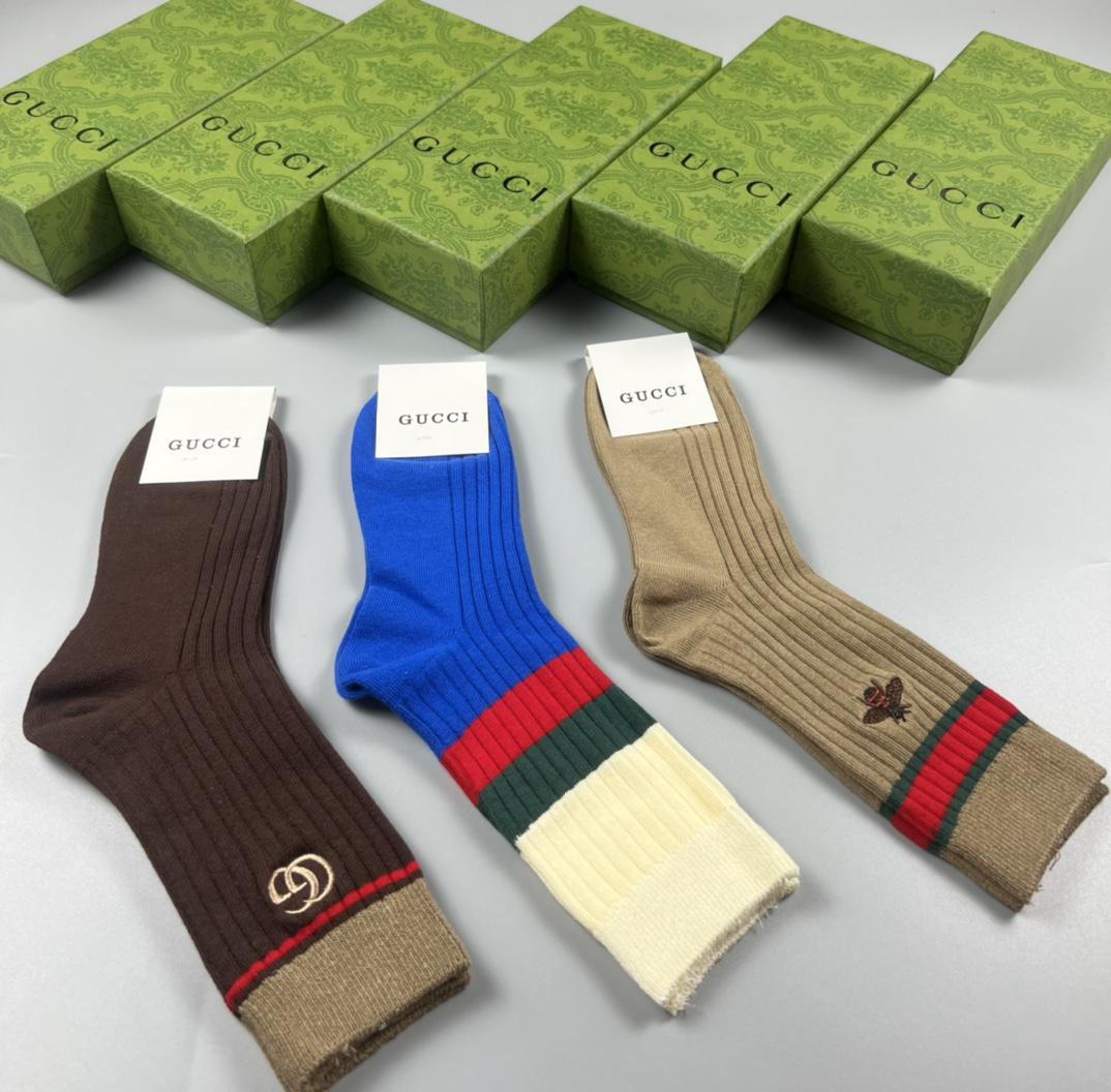 Gucci GG Socks/Box - EUR FASHION