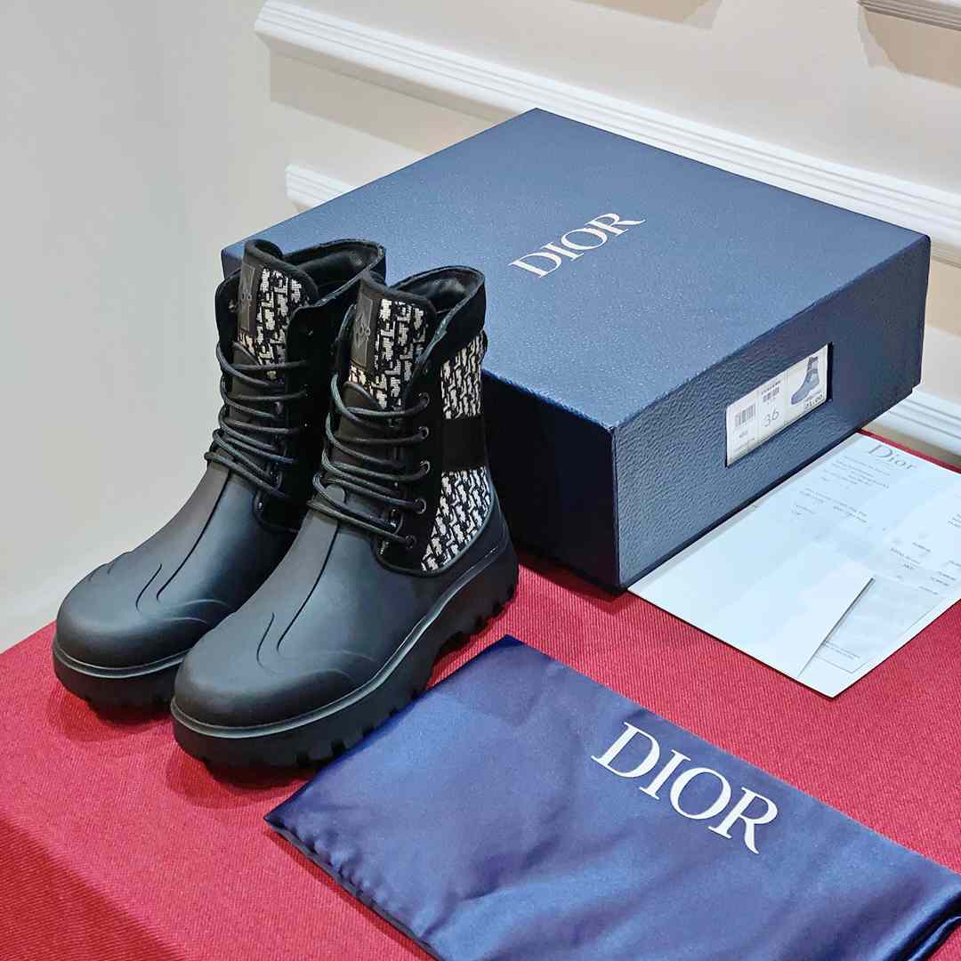 Dior Garden Lace-up Boot  - EUR FASHION