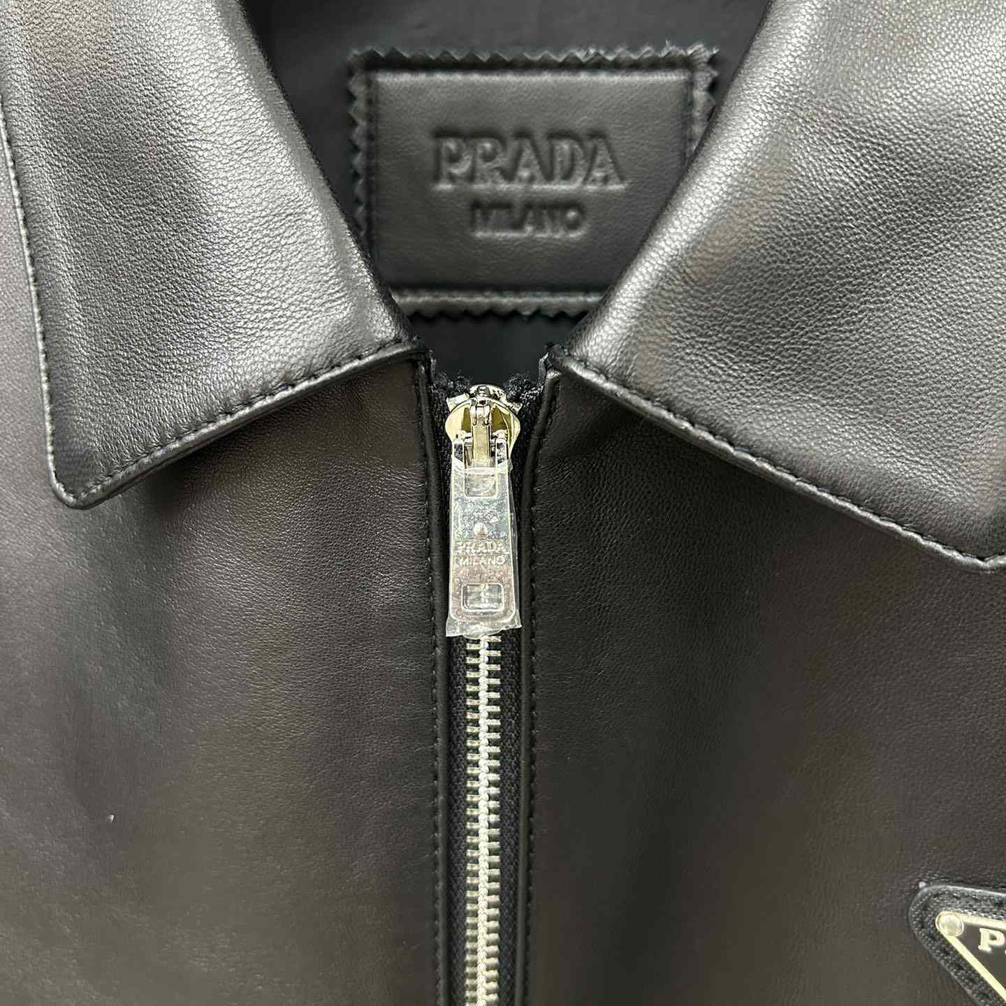 Prada Nappa Leather Blouson Jacket - EUR FASHION