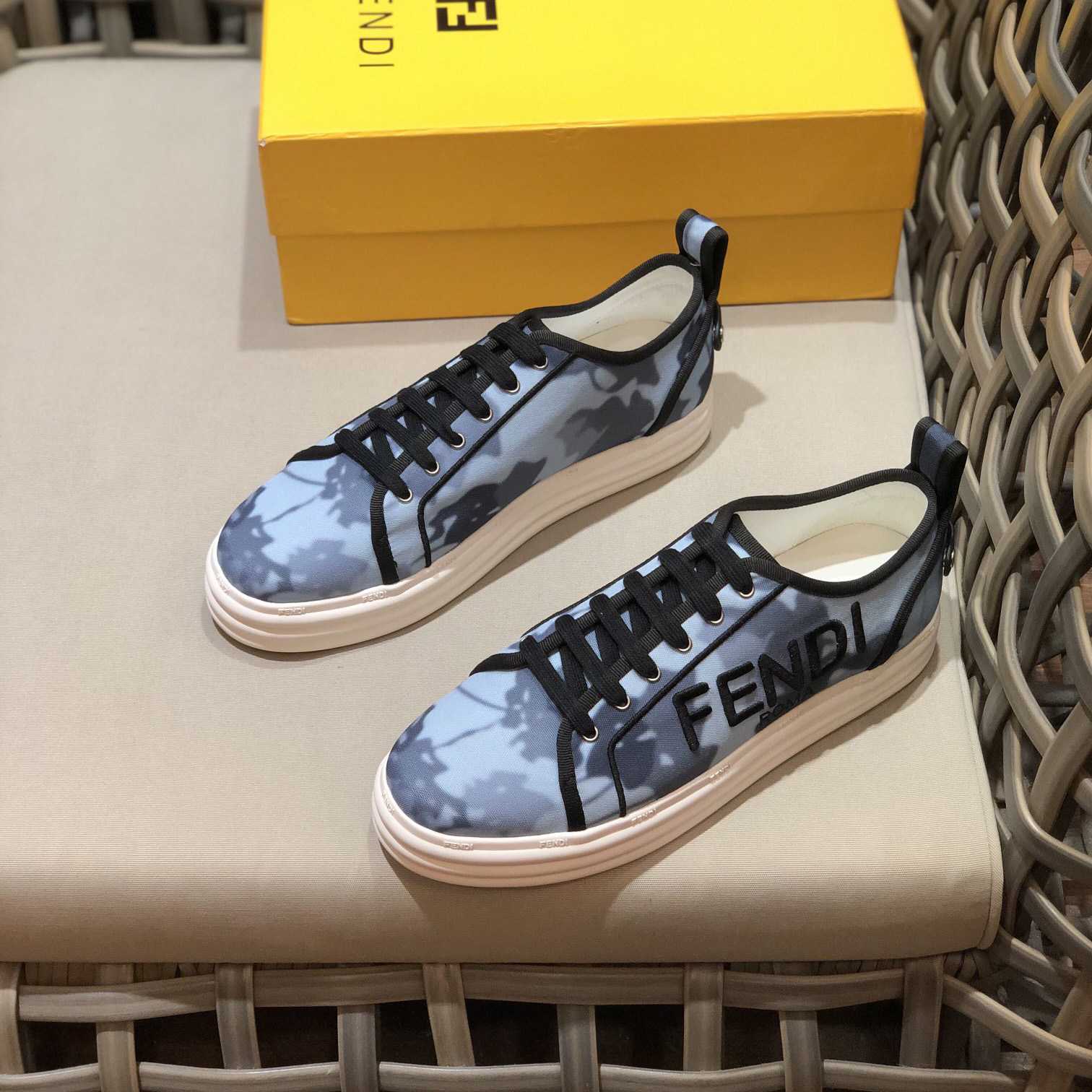 Fendi Rise Canvas Sneaker - EUR FASHION