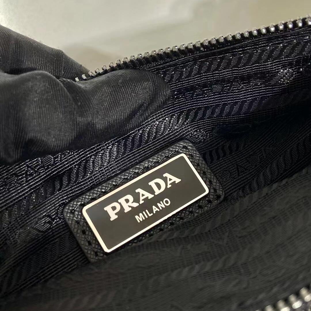 Prada Re-Nylon and Saffiano Leather Shoulder Bag - EUR FASHION