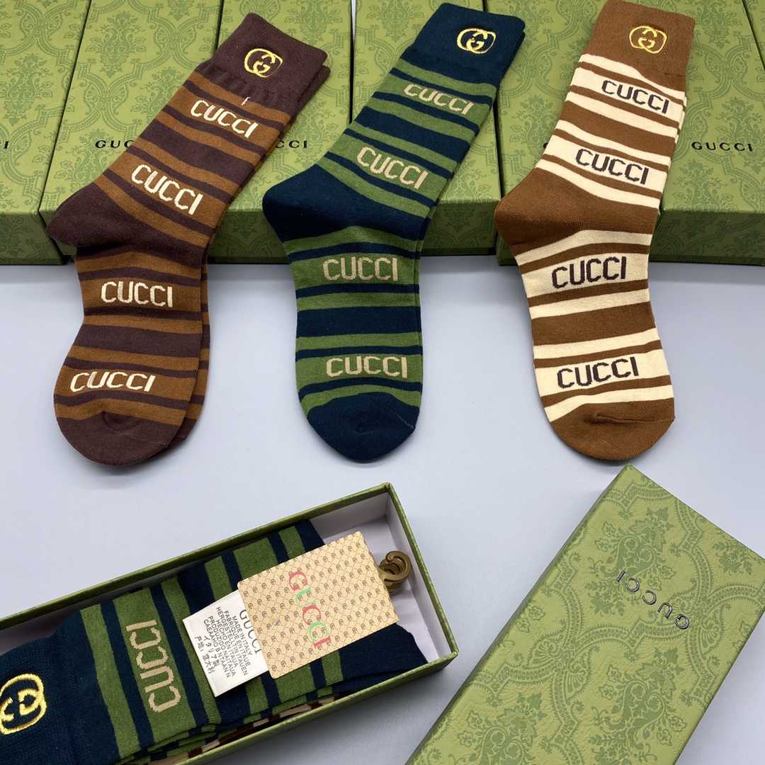 Gucci GG Socks/Box - EUR FASHION