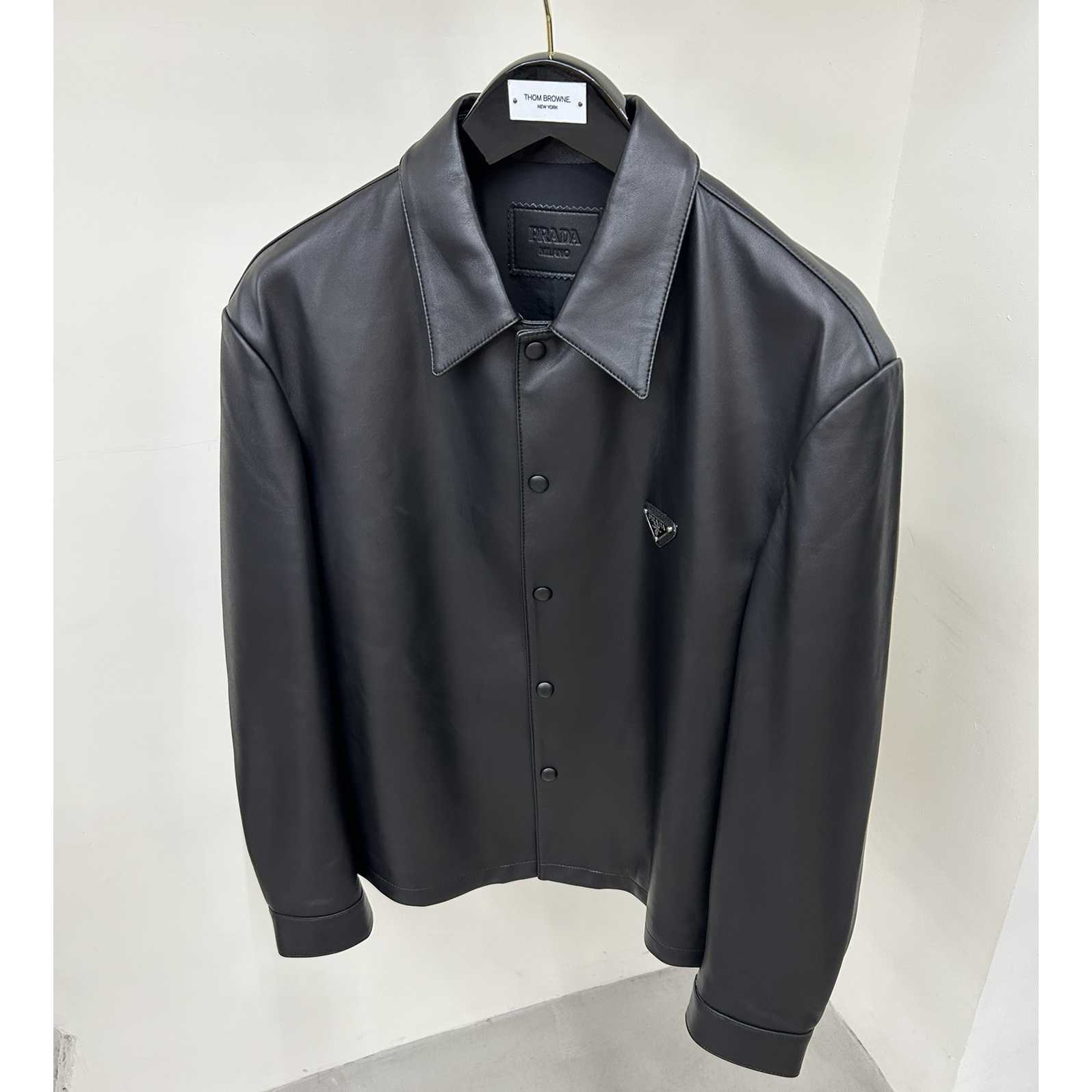 Prada Nappa Leather Shirt - EUR FASHION