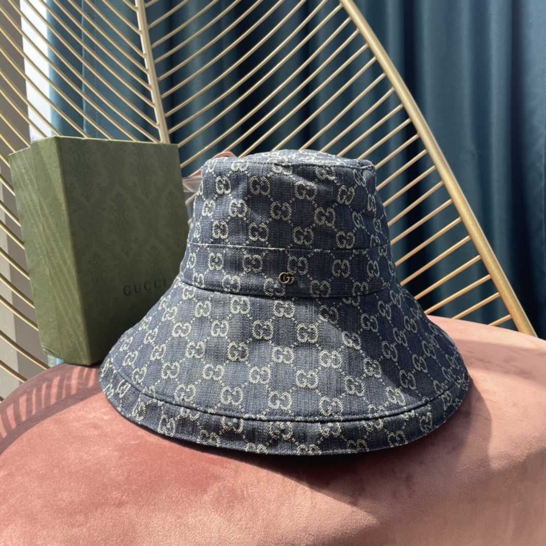 Gucci GG Canvas Wide Brim Hat - EUR FASHION