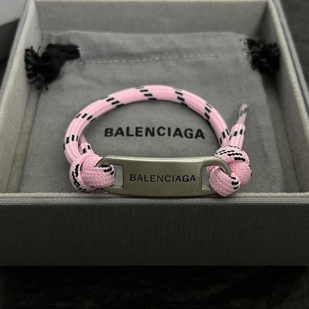 Balenciaga Plate Bracelet in Fluo Pink - EUR FASHION