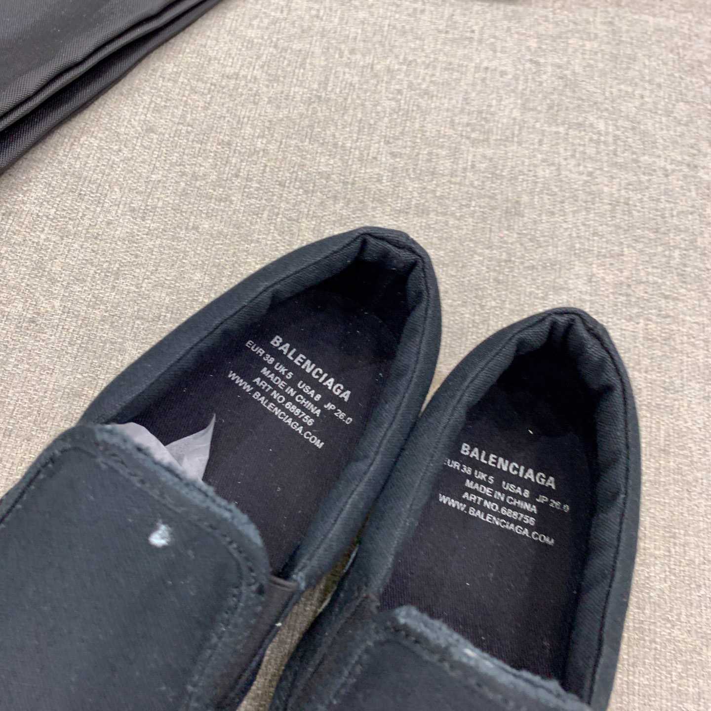 Balenciaga Paris Slip On Graffiti Sneaker In Black - EUR FASHION