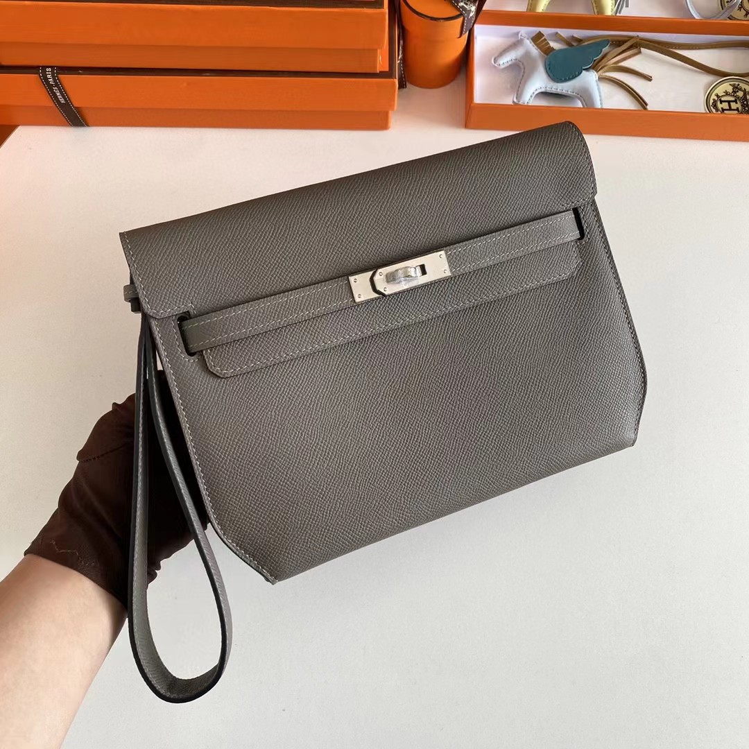 Hermes Kelly Dépêches Leather Bag (25-19-5cm) - EUR FASHION