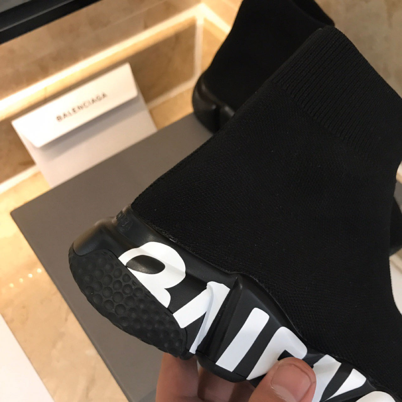 Balenciaga Speed Sneaker In Black  - EUR FASHION