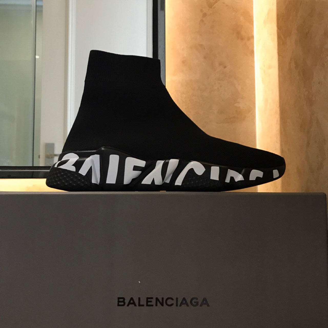 Balenciaga Speed Sneaker In Black  - EUR FASHION