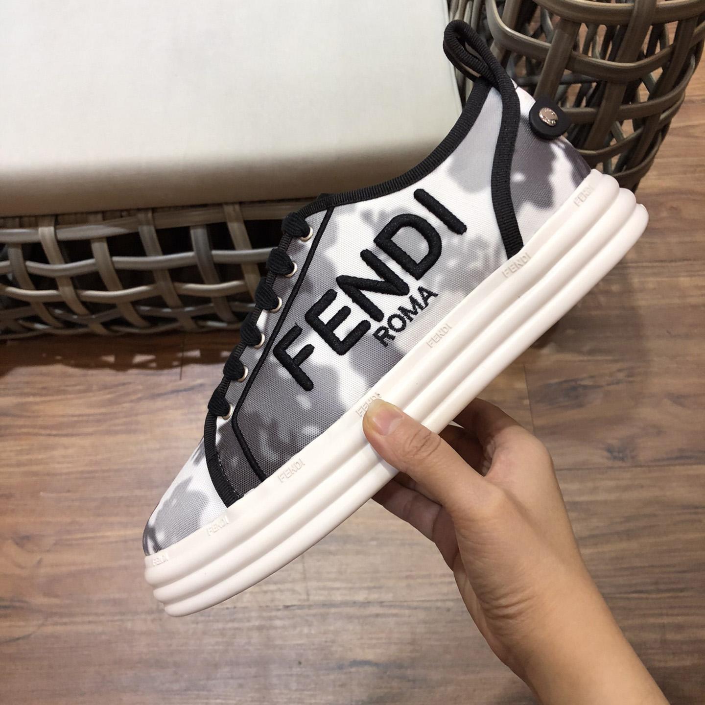 Fendi Rise Canvas Sneaker - EUR FASHION