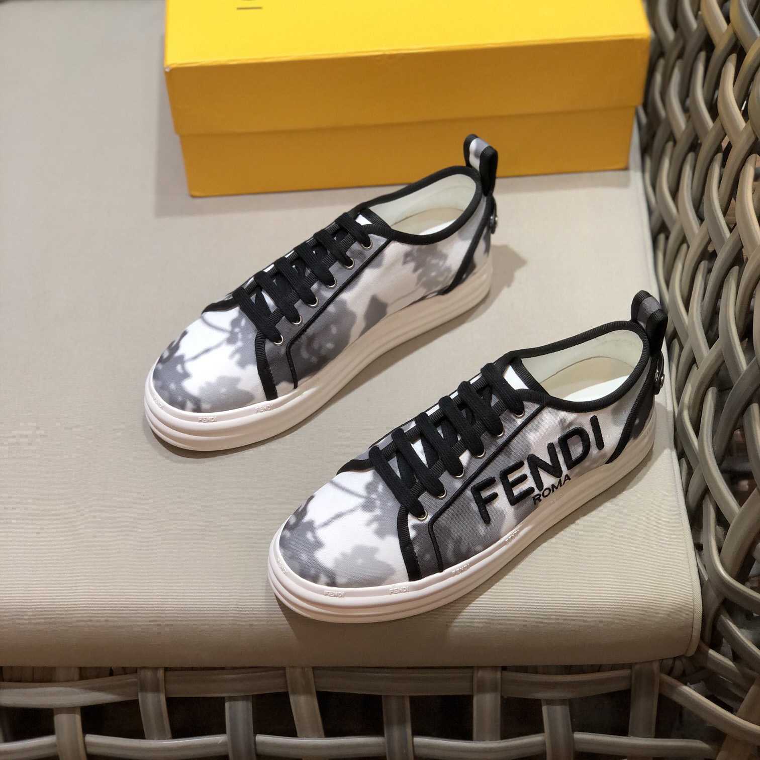 Fendi Rise Canvas Sneaker - EUR FASHION