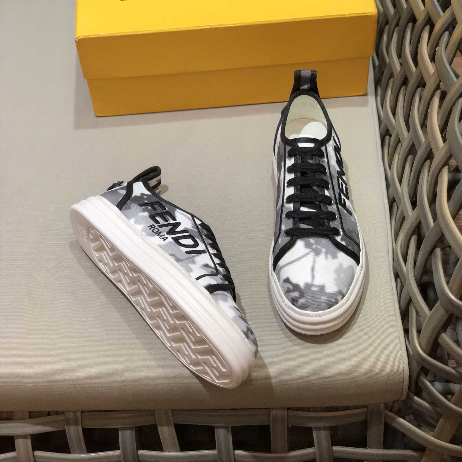 Fendi Rise Canvas Sneaker - EUR FASHION