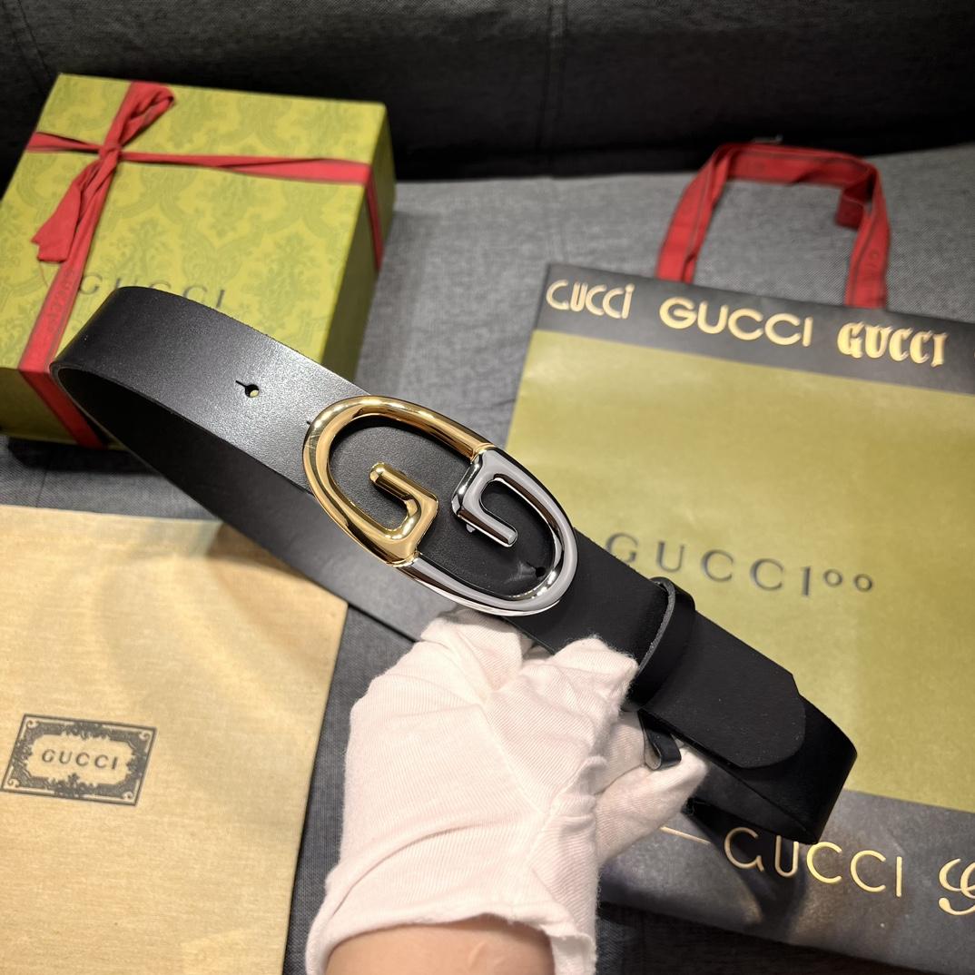 Gucci Belt With Two-toned Metal Buckle - EUR FASHION